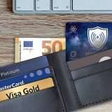 Carte di pagamento al sicuro con il blocco RFID