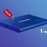 Samsung T7: SSD Esterno da 1TB scontato di 84 euro