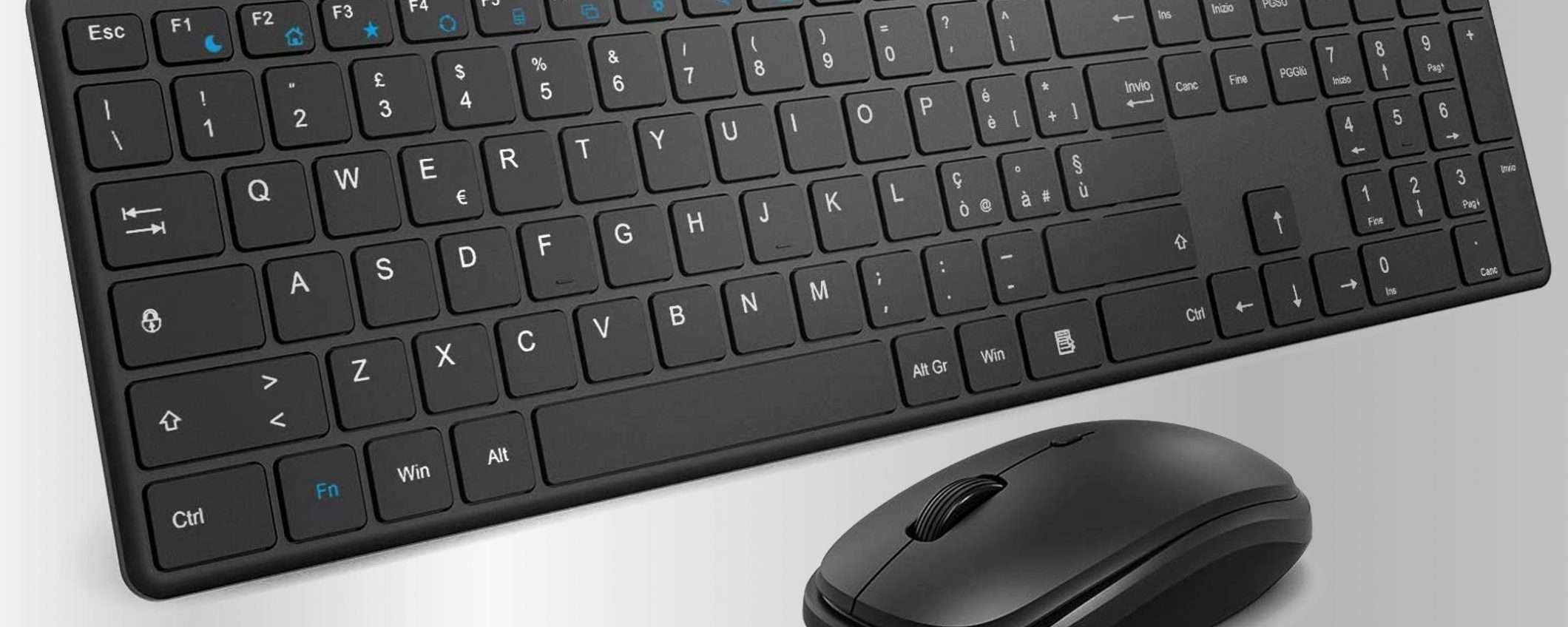 Mouse e tastiera: a qualcuno piace essenziale