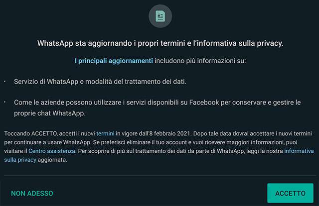 Facebook privacy WhatsApp