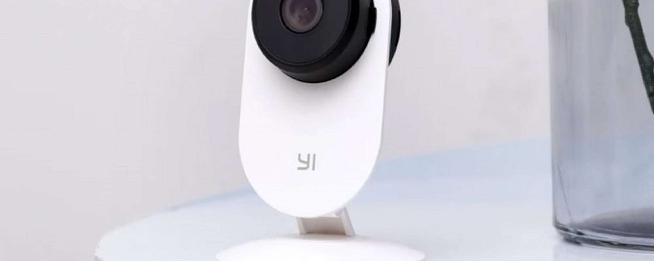 Videocamera di sorveglianza YI scontata del 47%: solo 21€!