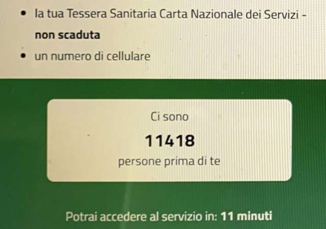 Campagna di vaccinazione anti-COVID-19 per ultraottantenni