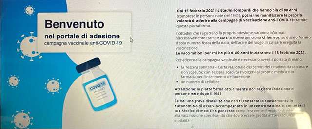 Campagna di vaccinazione anti-COVID-19 per ultraottantenni