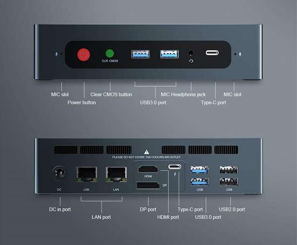 Mini PC Beelink GTI i3 16/512 - 1