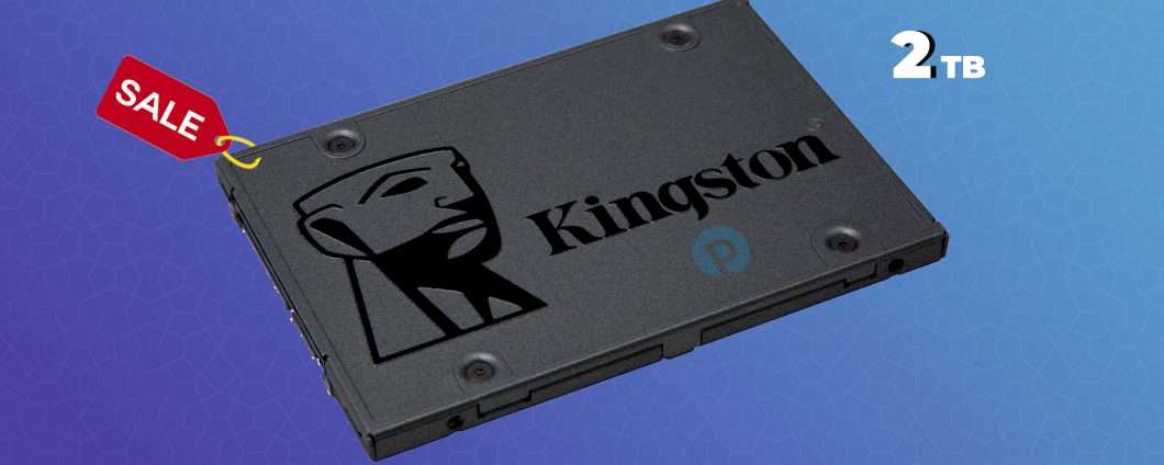 Kingston SSD da 2TB in offerta su Amazon a metà prezzo