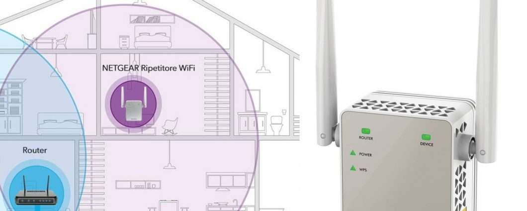 Extender Wi-Fi Netgear 3 in 1 1200Mbps in offerta