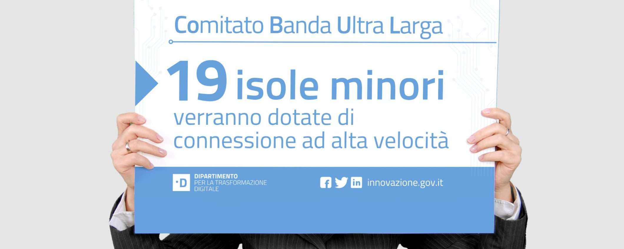 Diciannove isole minori avranno la banda ultralarga