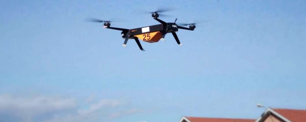 Torino, in volo il primo drone per il trasporto merci