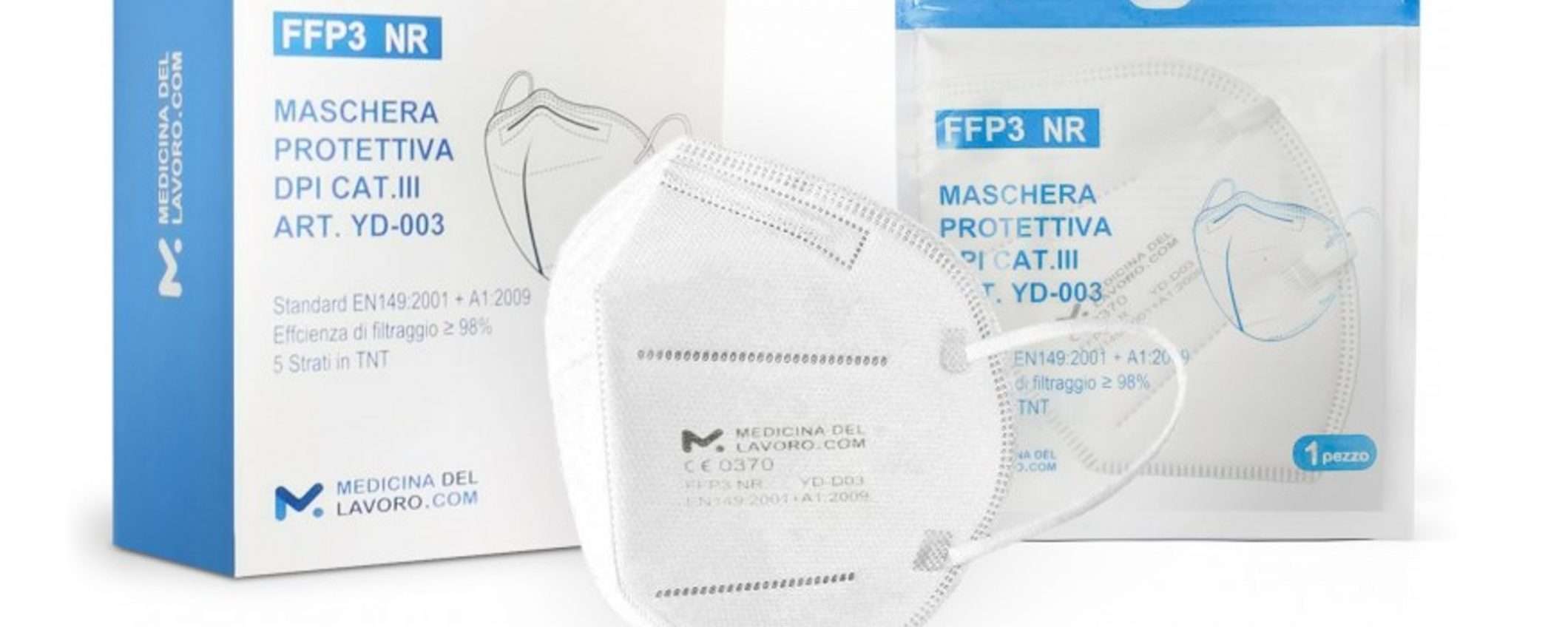 98% di protezione, 15% di sconto: FFP3 in offerta lampo