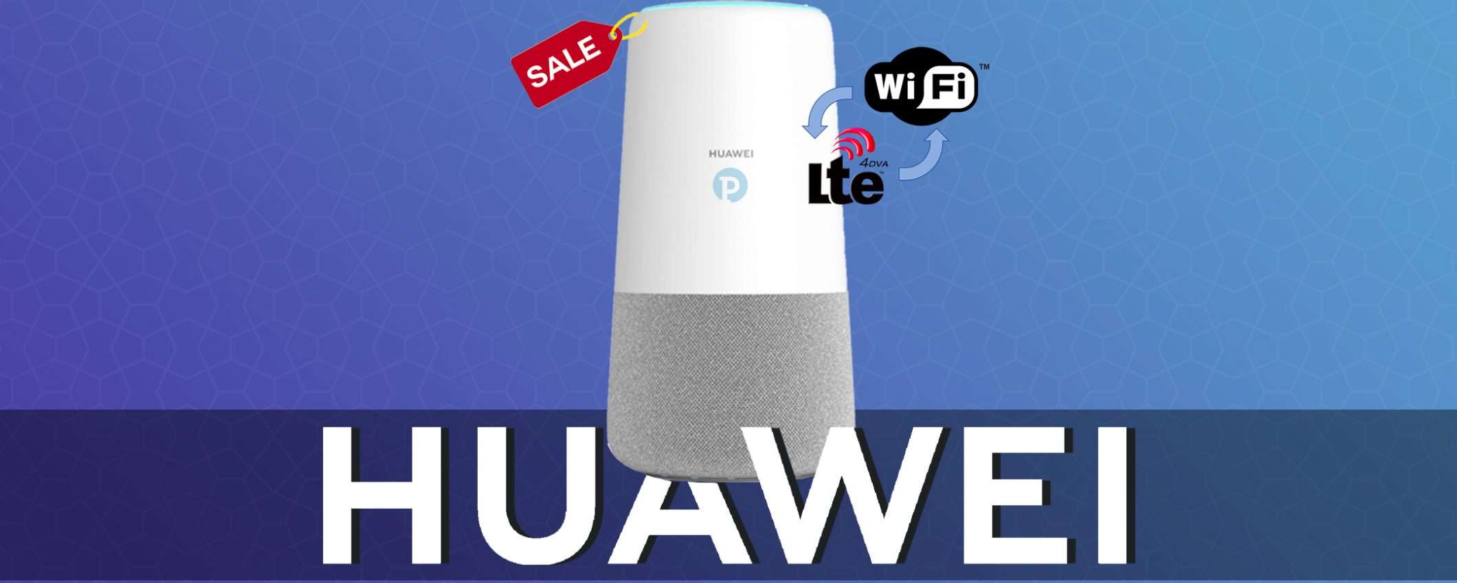 Huawei AI Cube: Router 4G con Speaker Alexa al minimo storico (-66%)
