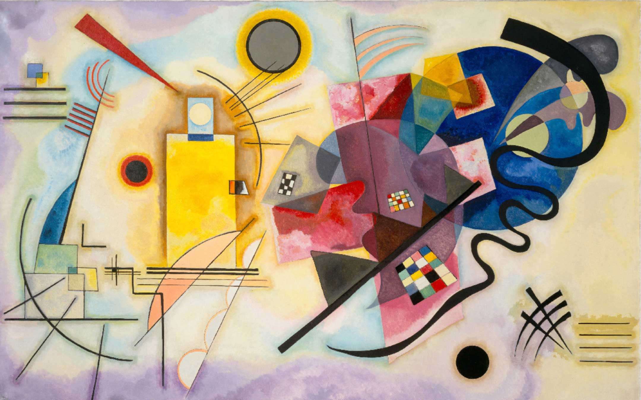 Kandinsky's art between synaesthesia and machine learning