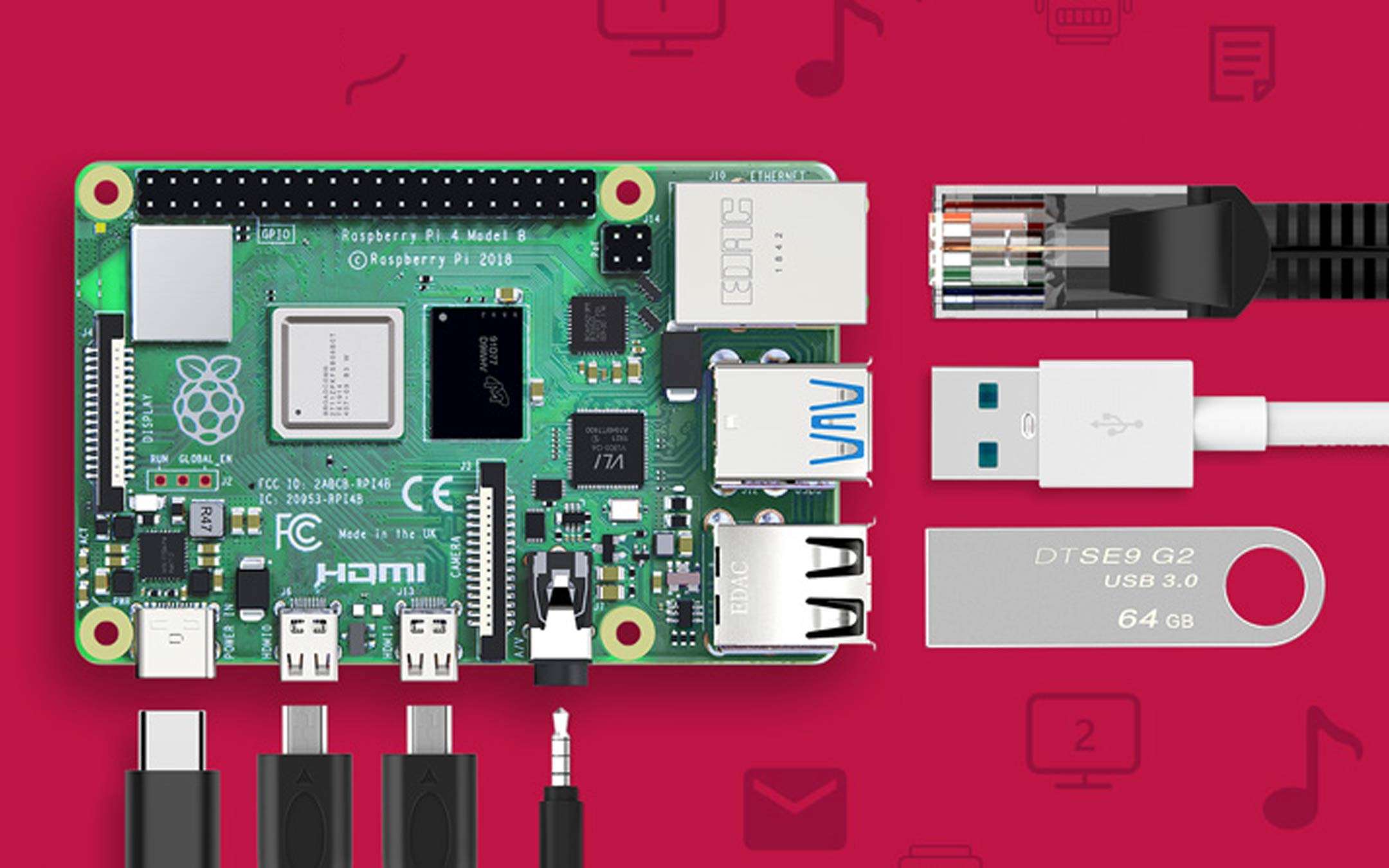 The Raspberry Pi 4 Bqeel kit on flash offer