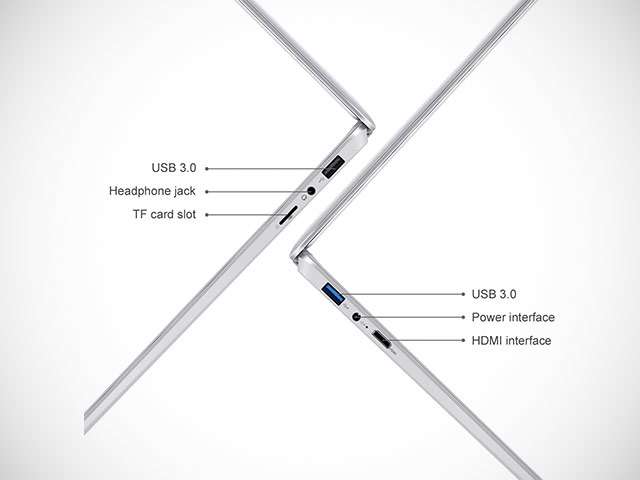 Il laptop Huashetrade da 15,6 pollici con processore Intel