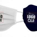Mascherina con logo personalizzato a 8,99 euro