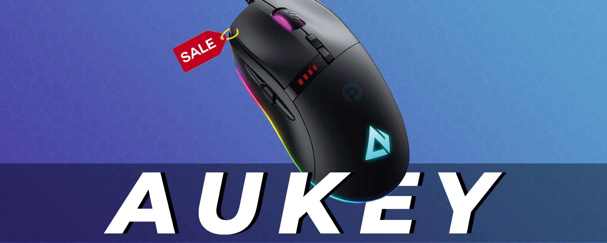 Mouse da Gaming AUKEY Knight in offerta al 30% di sconto