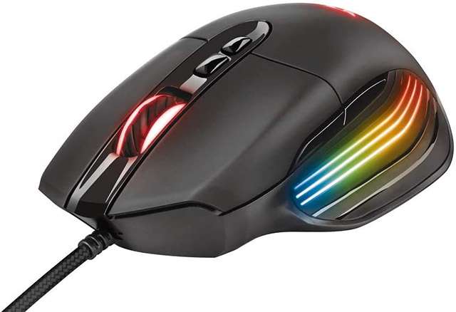 Il mouse Trust GXT 940 Xidon per il gaming con illuminazione RGB personalizzabile