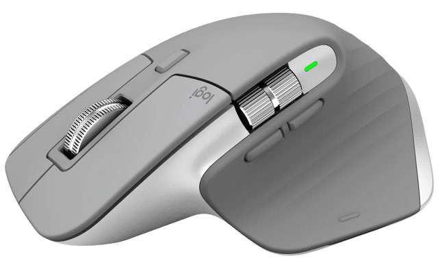 Il mouse Logitech MX Master 3 nella colorazione Grigio