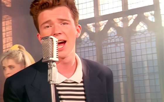 Rickrolling in 4K con l'IA (Never gonna give you up)
