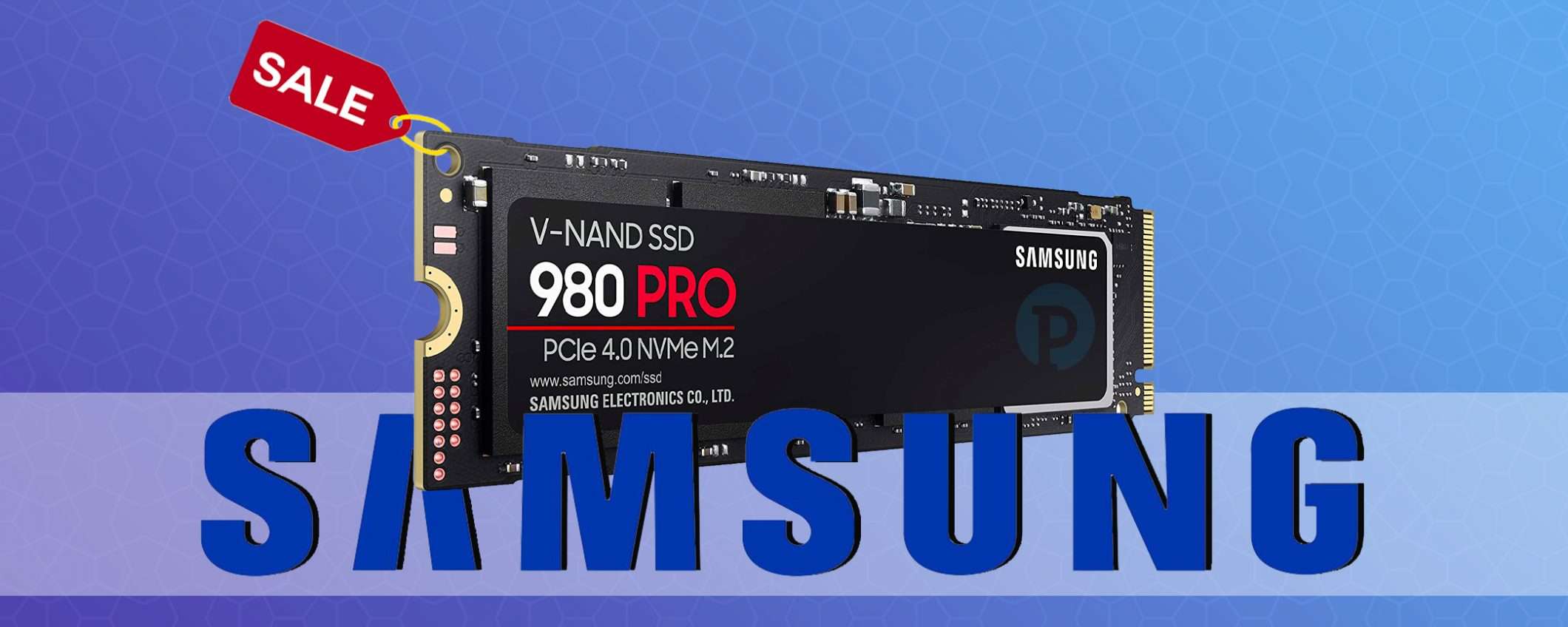 Samsung 980 Pro: SSD NVMe da 500GB al 12% di sconto