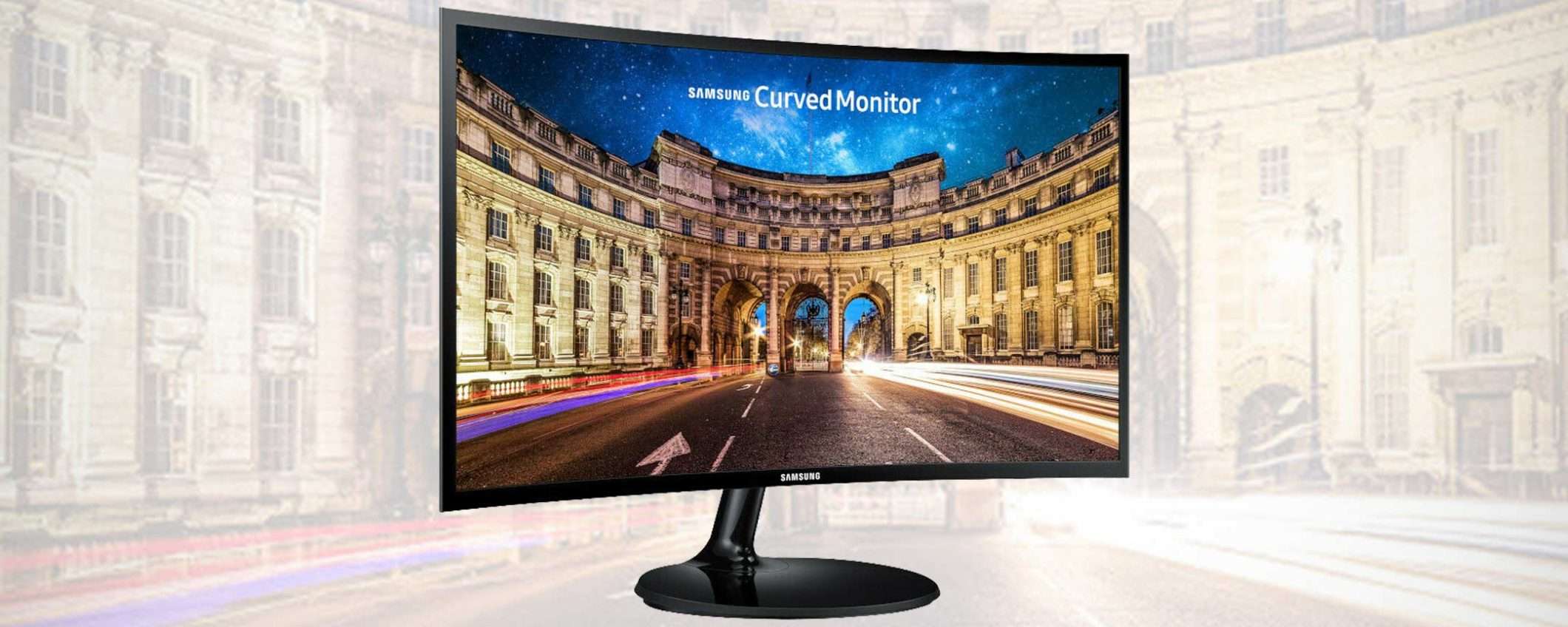 Il monitor curvo di Samsung a meno di 100 euro