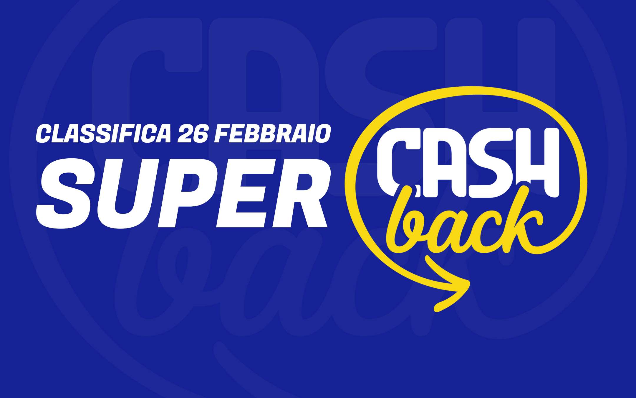 Super Cashback: Transaction Leaderboard, February 26th Super Cashback: Transaction Leaderboard, February 26th