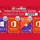San Valentino con VIP-scdkey: Windows 10 PRO a 12€