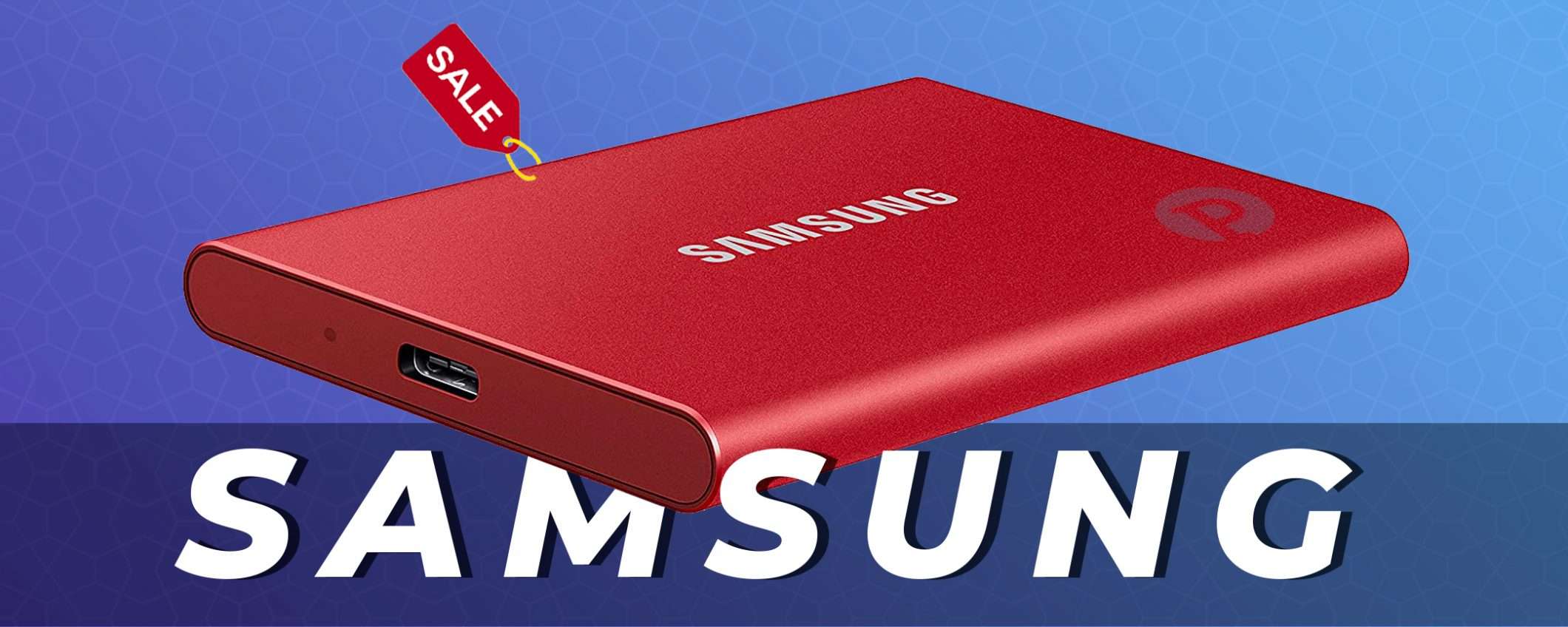 Samsung T7: SSD Portatile da 2TB in offerta (-13%)