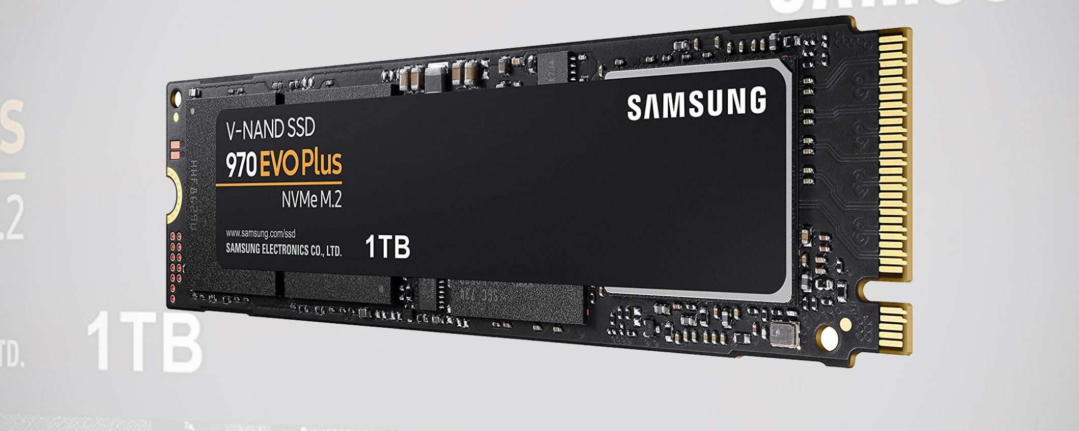 Samsung 970 EVO Plus: SSD 1 TB in sconto del 52%