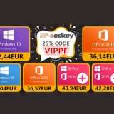 Sconti VIP-SCDkey: Windows 10 PRO a 12€, Office 2019 a 36€