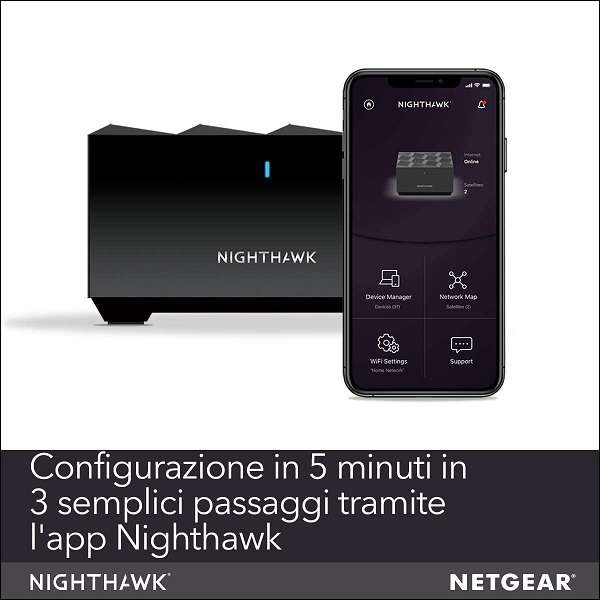 Kit Mesh Wi-Fi 6 Netgear Nighthawk MK63 - 1
