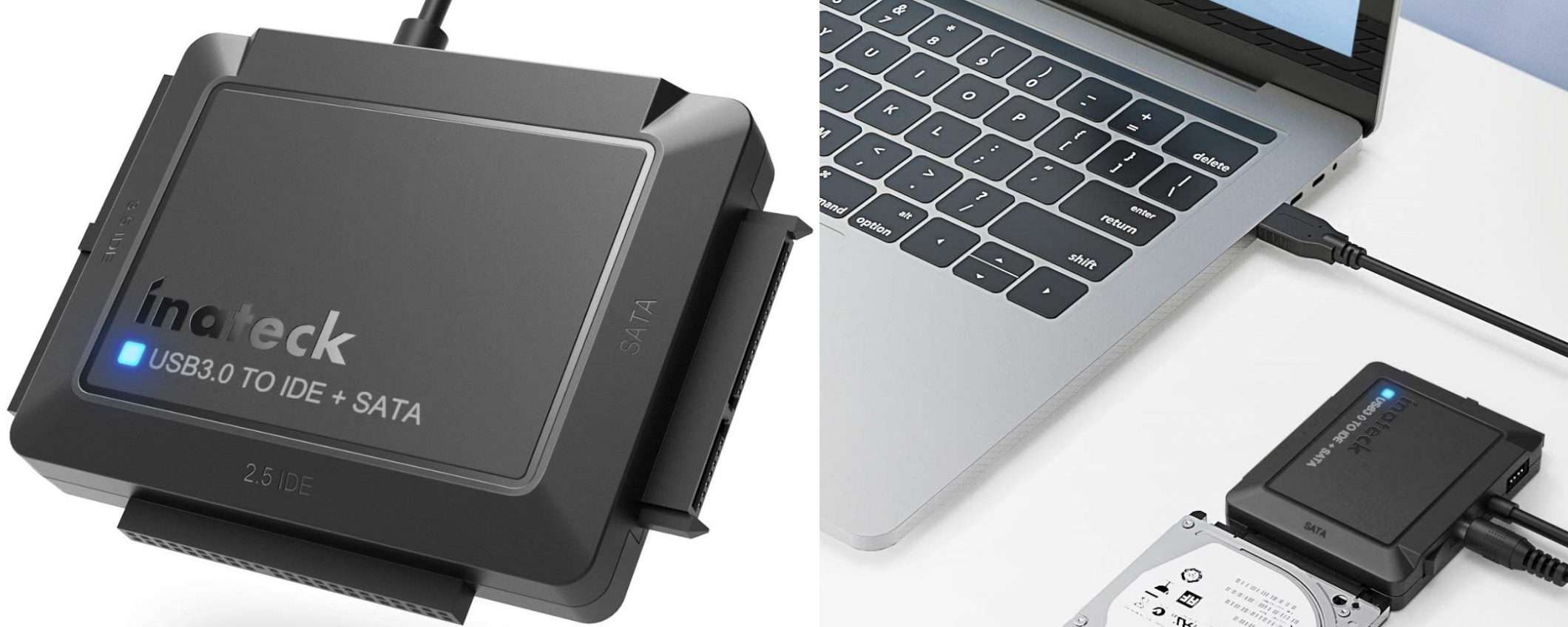 Lettore dischi interni IDE/SATA USB 3.0 in offerta