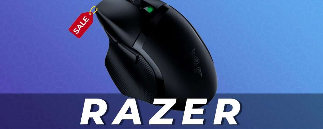Razer Basilisk X: Mouse da Gaming Wireless al 43% di sconto