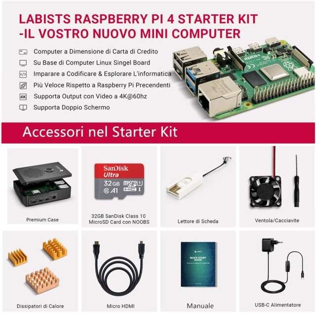 Raspberry Pi 4 Model B kit