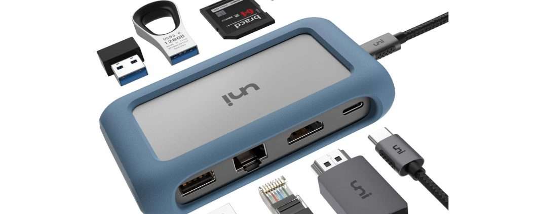 HUB USB-C 4K con protezione in silicone in offerta