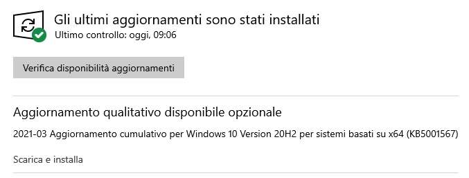 Windows 10 KB5001567