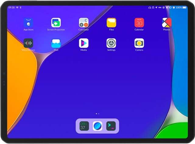 Il tablet JingPad A1 con sistema operativo Linux