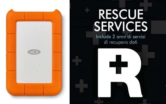 Prime Day: HDD LaCie 5TB rugged scontato di 75 euro