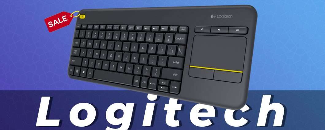 Logitech K400 Plus: la tastiera bluetooth con touchpad in offerta (-41%)