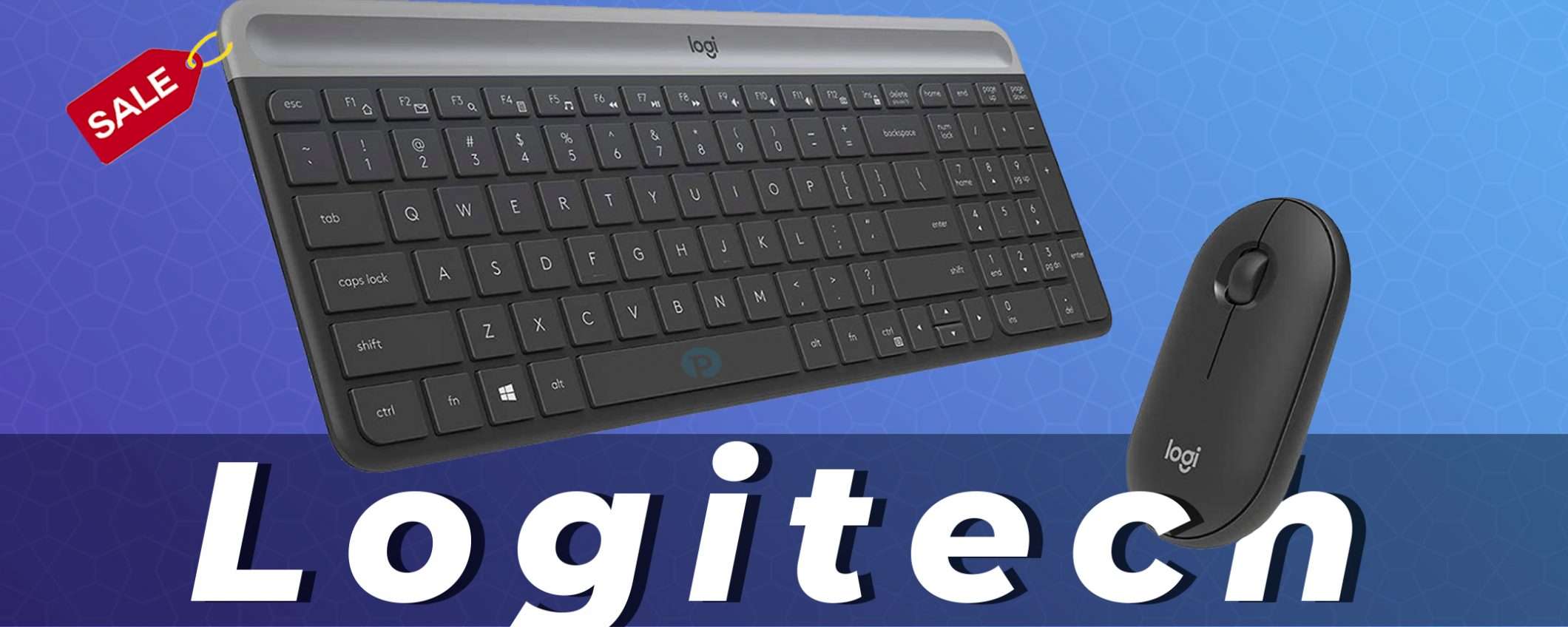 Logitech MK470: kit mouse e tastiera wireless in offerta