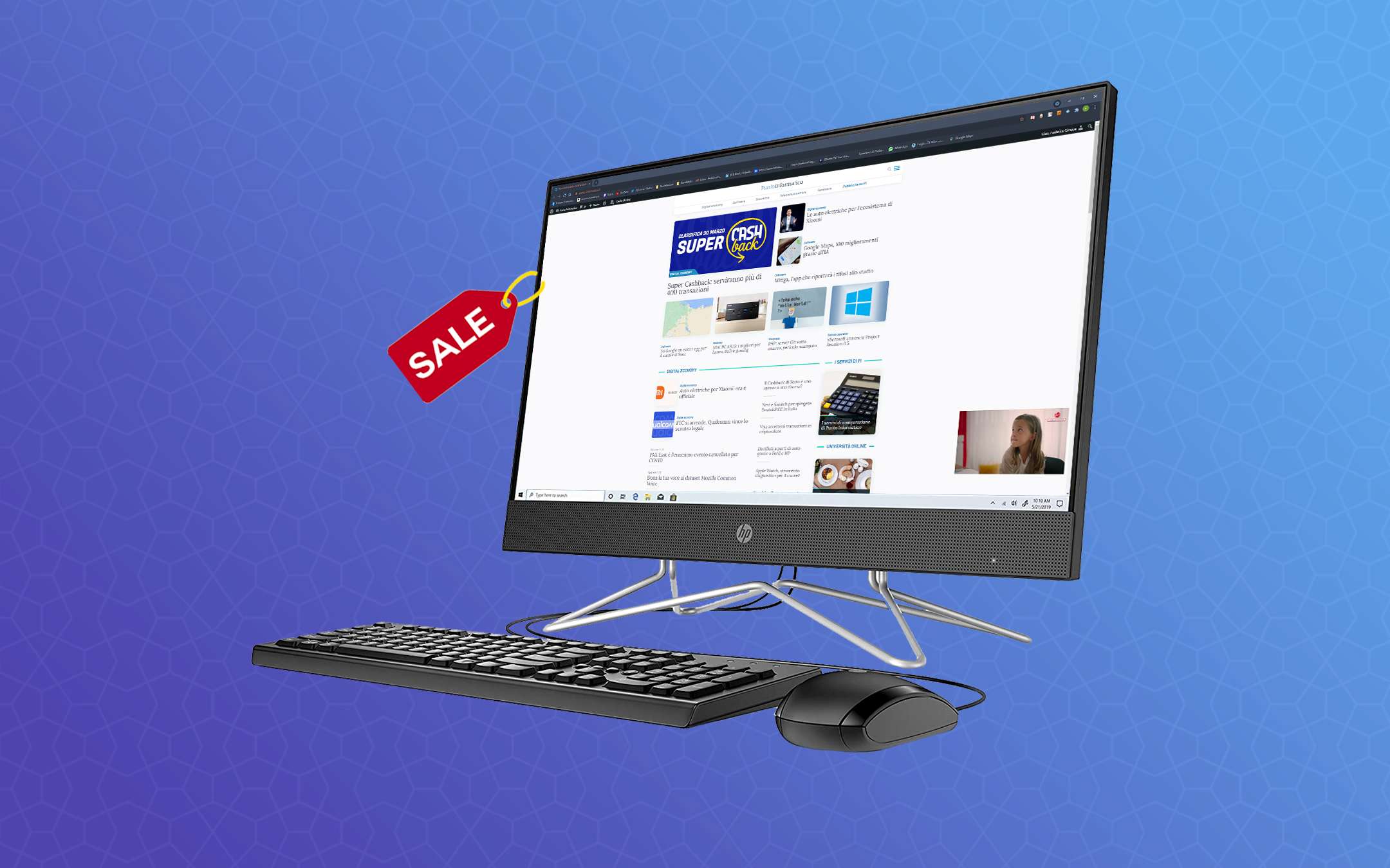 PC Desktop AllinOne HP in offerta su Amazon (100€)