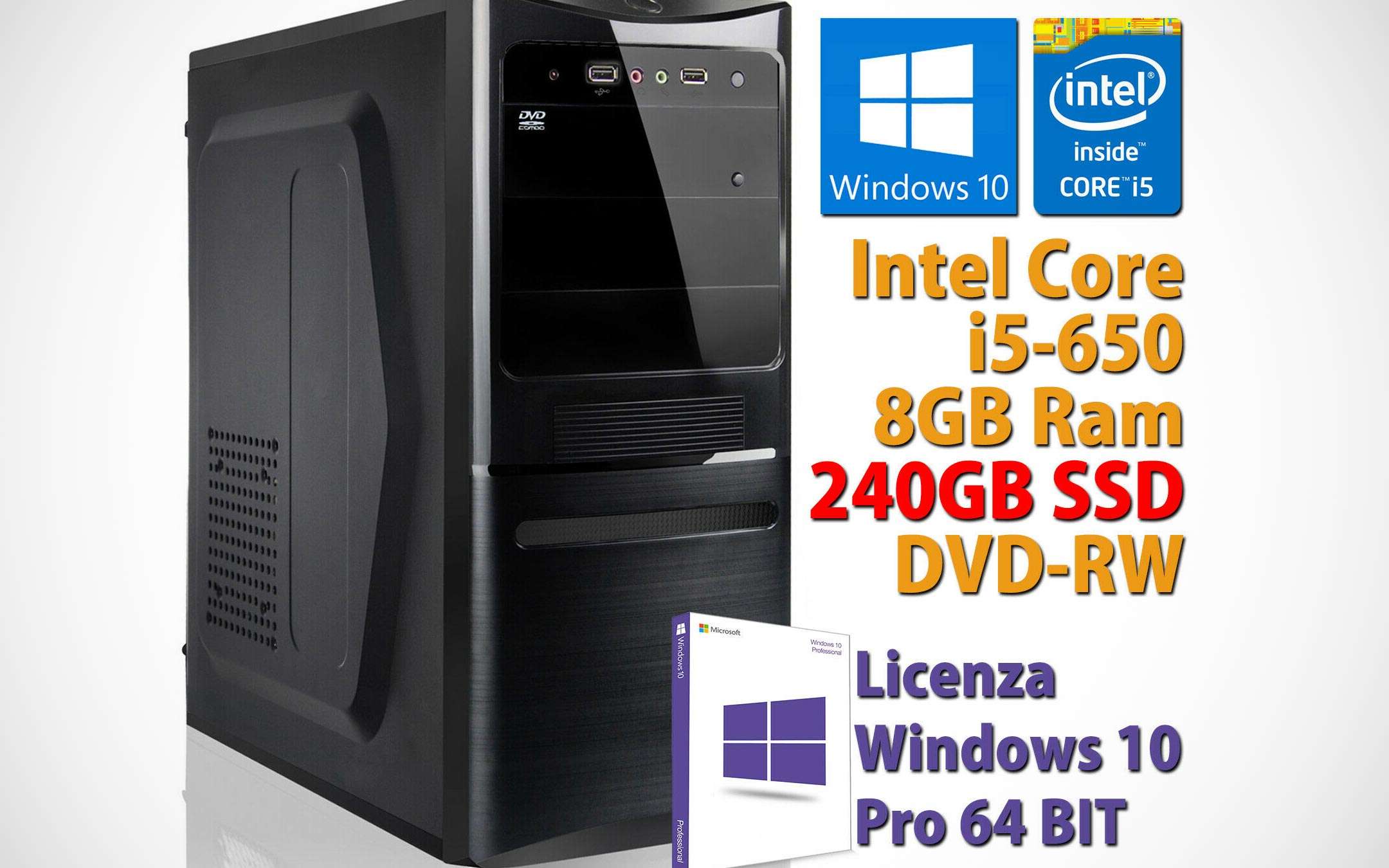 PC desktop completo assemblato a soli 199,90 euro su eBay