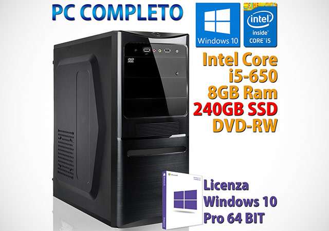 Il PC desktop completo in offerta su eBay