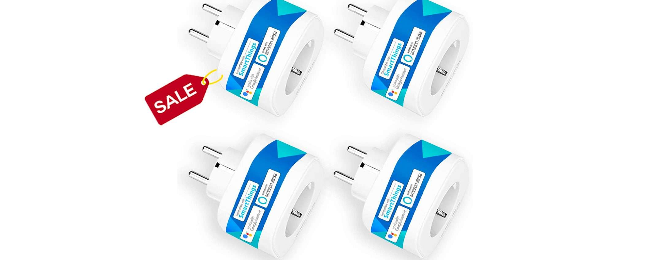 4 Prese Smart per Alexa e Google Home in offerta (-18%)