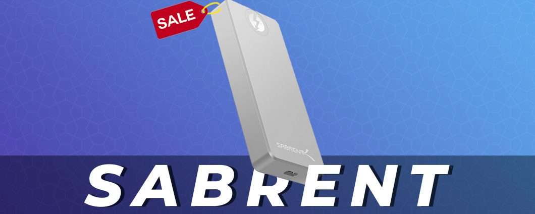 SSD portatile Sabrent super veloce da 1TB in offerta su Amazon