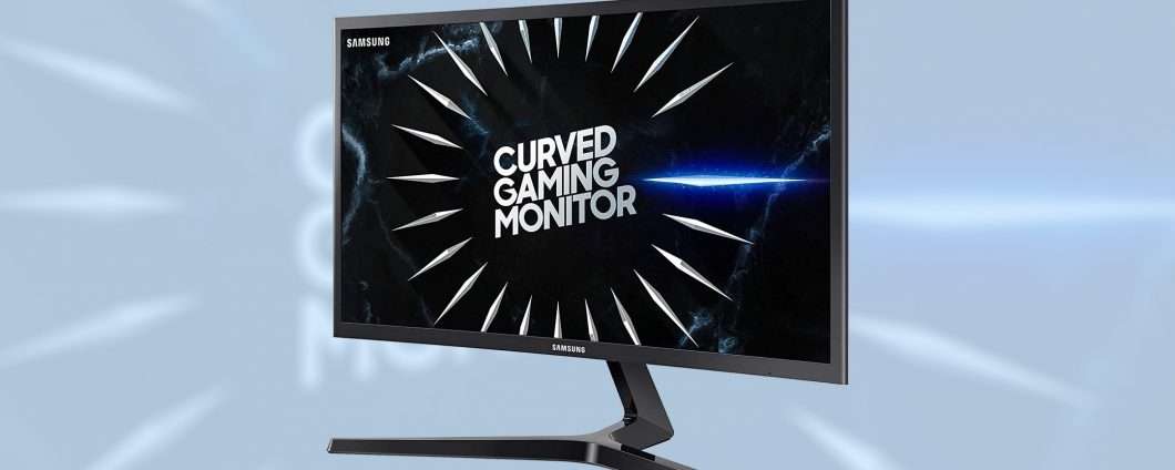 Monitor curvo Samsung da 24'' in sconto su Amazon