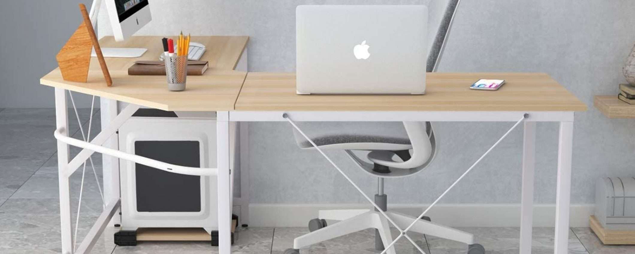 Una scrivania angolare con soli 90 euro? Si può