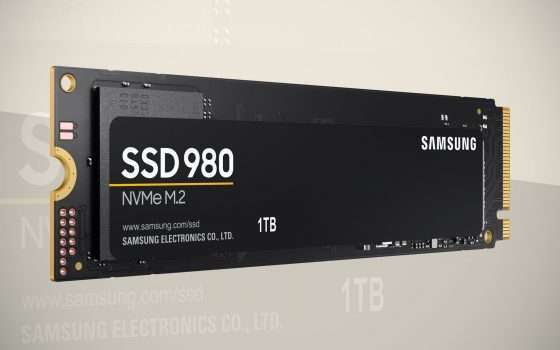 Samsung 980: l'SSD NVMe da 3500MB/s che costa come un SATA
