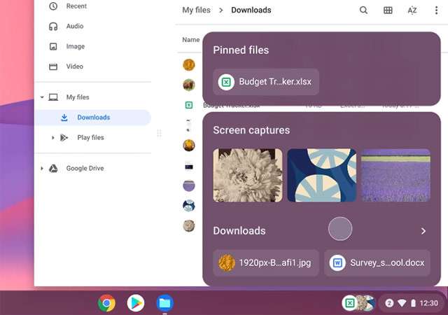 Chrome OS: la nuova funzionalità Tote per l'accesso rapido ai file recenti o più utilizzati