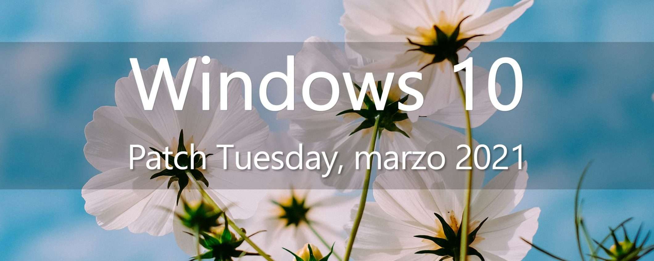 Windows 10 KB5000802, il Patch Tuesday di marzo