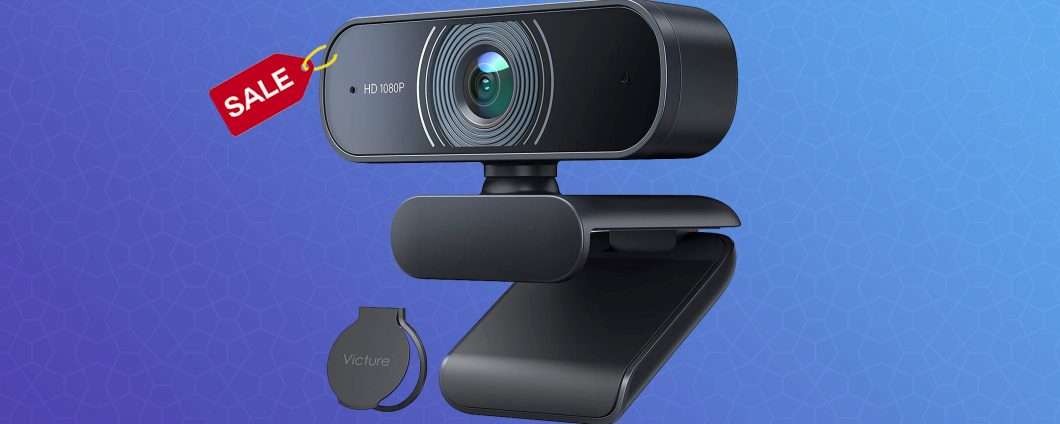 Webcam FullHD in offerta su Amazon con coupon del 20%